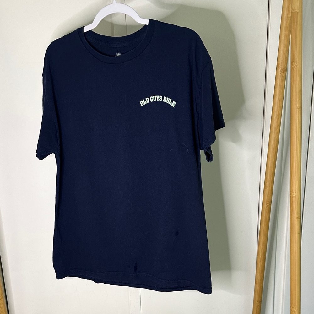 Old Guys Rule Navy Blue T-Shirt-size‎ large